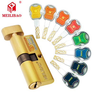 

Meilibao anti-theft door lock core pure copper multi-track 36 blade C-level door lock home security door lock single open 105Z525