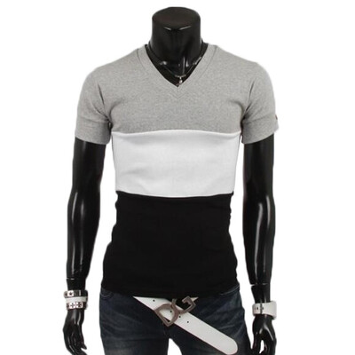 

Zogaa Men's T-Shirt Fashion V-neck All-matching