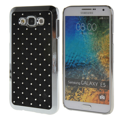 

MOONCASE Galsxy E5 Футляр Роскошные Chrome горный хрусталь Bling Звезда задняя крышка чехол для Samsung Galsxy E5 Черный
