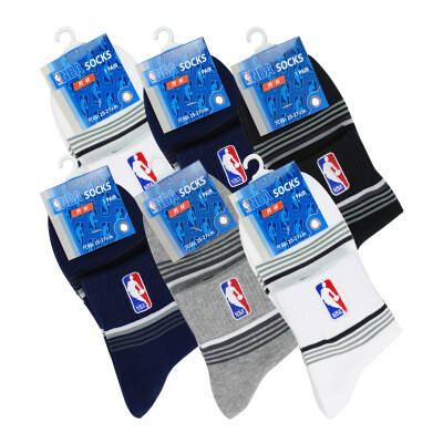 

NBA Socks Men 's Socks Basketball Sports Casual Socks Elasticated Socks Crochet Cotton Socks 6 Double