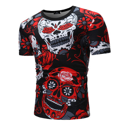 

New Mens Short Sleeve Printed T-shirt