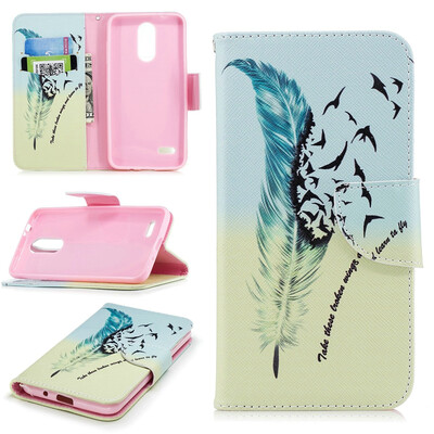 

BEFOSPEY Painting PU LeatherSoft TPU Card Slot Stand Wallet Case For LG K8201850"