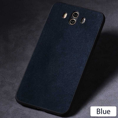 

Genuine Leather Phone Case For Huawei Mate 10 Suede leather Back Cover For P9 P10 Plus Cases