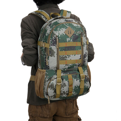 

New Outdoor Climbing Bag Travel Bag Male&Female Models Large Capacity 50L Camouflage Shoulder Bag