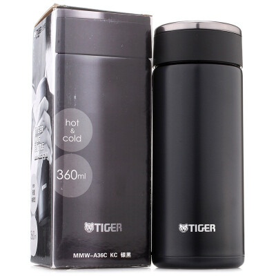 

Tiger Tiger insulation Cup 360ml stainless steel vacuum ultra-light straight office tea tea MMW-A36C-KC