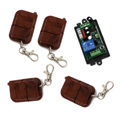 

MITI Переключатель Пульт дистанционного управления беспроводной канал 220 1 РФ приемника и 4шт Передатчики