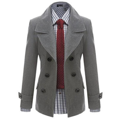 

Zogaa New Mens Wind Long Wool