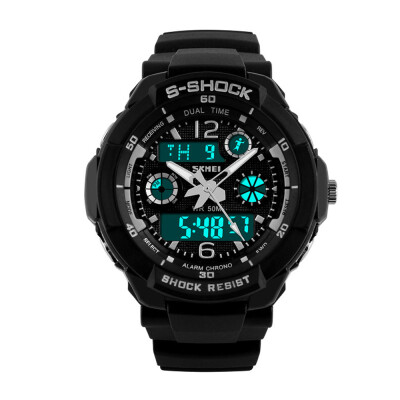 

SKMEI 1060 Men Multi Function Military -shock Sports Watch LED Analog Digital Waterproof Clock