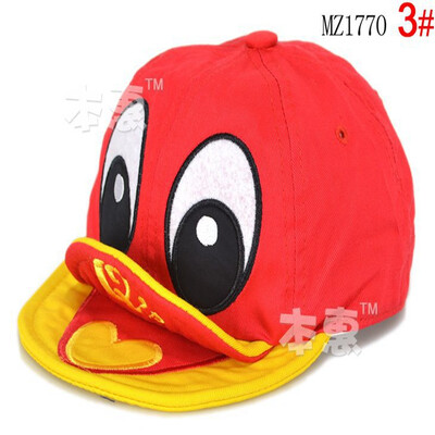 

Buebos Ninos Boy Girl Toddler Lovely Duck Dual Cap Rims Catton Baseball Caps Sun Hat
