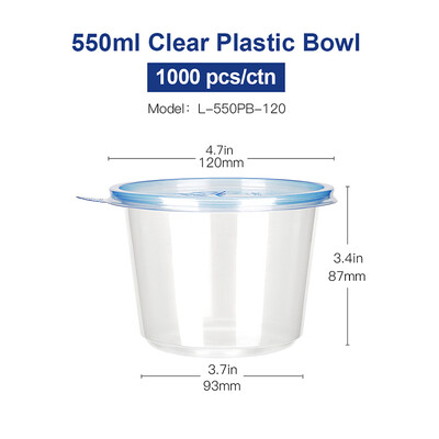 

OTOR Salad Bowl with Lid Take Away Пластиковый контейнер для пищевых продуктов Ящик для ящика для быстрого приготовления Bento Mic