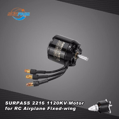 

Original SURPASS High Performance 2216 1120KV 14 Poles Brushless Motor for RC Airplane Fixed-wing