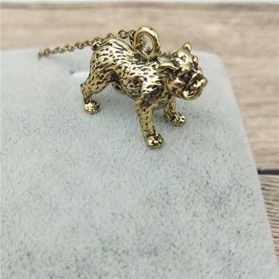 

New 3D Pug Necklace Trendy Style Vintage Pug Pendant Necklace Pet Dog Jewellery Women Charm Jewelery