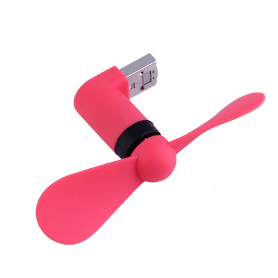 

Portable OTG Mini Micro USB Large Wind Cooling Fan For Phone Desktop Laptop Rose Red