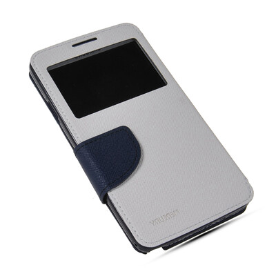 

MOONCASE Classic cross pattern Leather Side Flip Wallet Card Pouch Stand Case Cover For Samsung Galaxy Note 3 N9000 White