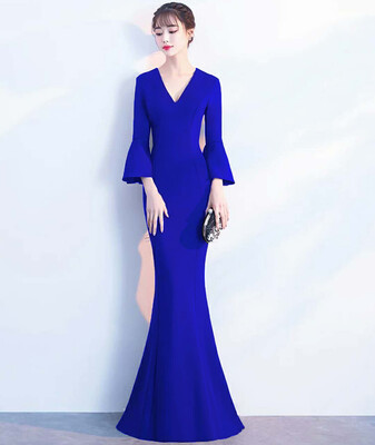 

Mermaid Evening Dress Three Seasons Frill Long Special Dress Dress 2018