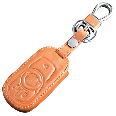 

Huashi Buick Key Bag Smart Four Button Brown Buick Angweiwei Weilang Leather Key Case Keychain