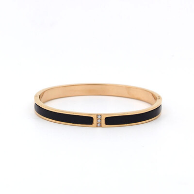 

Korean Couple Bracelet 18K Rose Gold Three Diamond White Shell Bracelet Womens Couple Gold Brace Natural Diamond Bracelet