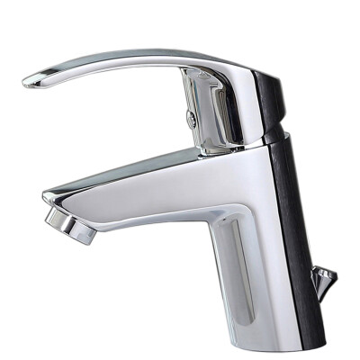 

MICOE Chrome Single Lever Bathroom Vanity Faucet Mono Sink Mixer Tap with Pop Up Basin Waste Rod Kit H-HC200