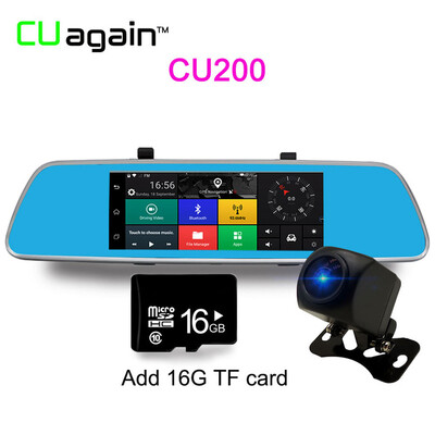 

CU200 7 GPS 3G Car Dvr Camera Night Vision Dash Cam Rearview Mirror Video Recorder HD 1080P G-Sensor Loop Recording