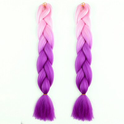 

2T 3T Jumbo Braids Hairstyles Hair For Russian Women Colors Synthetic Braiding Hair