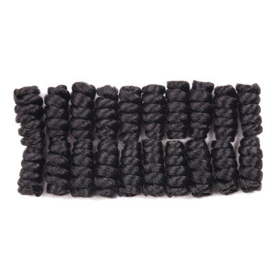 

Golden Beauty 8inch Spring Twist Synthetic Braiding Hair pieces Crochet Hair Extensions Crochet Braids 20strandspack