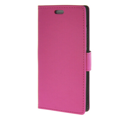 

MOONCASE Vivid colors Leather Wallet Card Slot Bracket Back чехол для Huawei P8 Lite Hotpink