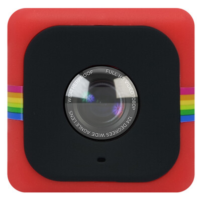 

Polaroid (Polaroid) CUBE + спортивная камера красный (1440P HD smart WIFI 124 градусов широкий угол 8 миллионов пикселей F2.0 апертура встроенный литий)