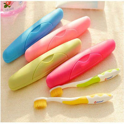 

Cntomlv 1PCS Toothbrush Holder BathRoom Accessories Toothbrush Case Holder Camping Cover Travel Hiking Box
