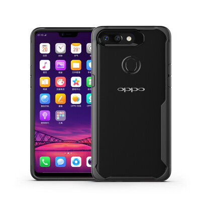 

Goowiiz Luxury Phone Case For Oppo R15R15 Dream HD Clear Acrylic TPU Silicone Prevent falling Full protection