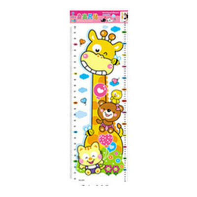 

Cute Little Animal Prints PVC Waterproof Baby Room Decor Growth Height Chart Wall Sticker Baby Wall Stickers