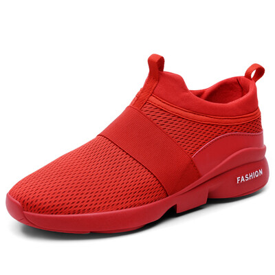 

Damaizhang Men High Top Sneaker Solid Breathable Sport Running Shoes Mens Gym Training Sneaker In 4 Colors