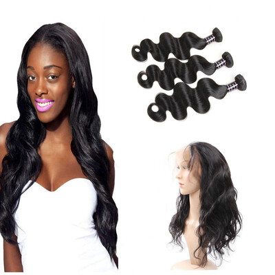 

Хорошее качество Перуанская BodyWave с 360 Закрытие 7a Перуанские BodyWave Virgin Hair 2 Bundles With Closure Virgin Hair