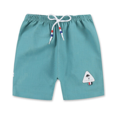 

18 childrens summer cotton&linen five points out of the boys&girls short beach pants baby pants