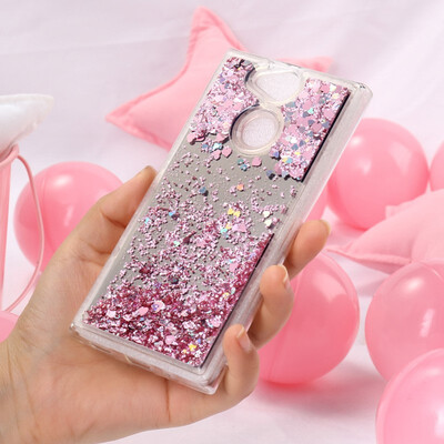 

Akabeila Cover for Sony Xperia XA2 Case Soft Mirror Dynamic Glitter Phone Protector Cover Shell H3113 H3123