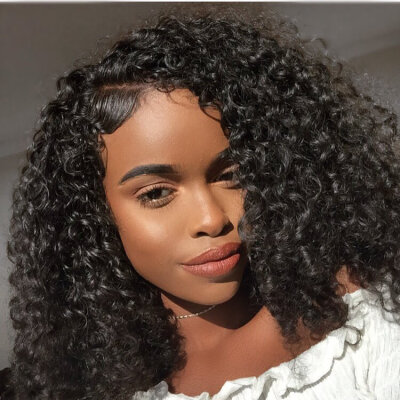 

Short Lace Front Human Hair Wigs Per-Plucked Hairline Curly Brazilian Virgin Hair Lace Front Bob Wig
