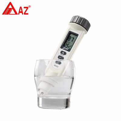 

AZ8685 Pen type Aquarium pH Meter Digital Water Quality Tester Hydroponics Spa Waterproof 14 pH Range