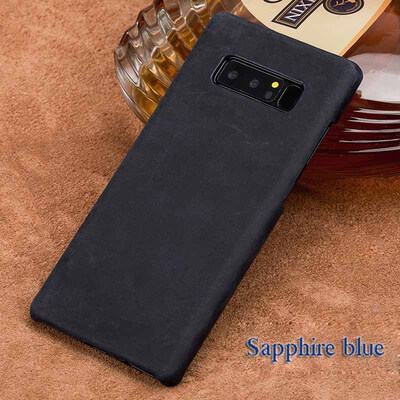 

Genuine Leather Phone Case For Samsung Note 8 Case Crazy Horse Leather Back Cover For S7 S8 Plus Case
