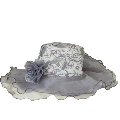 

【Jingdong Supermarket】 Meng Si Ke (MSEK) WMZ13399 ladies Korean version of the sun hat can be folded female hat tide gray