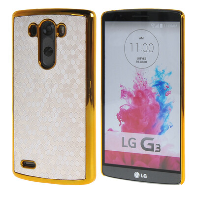

MOONCASE Flash Flake Skin золото Chrome Hard Back чехол для Cover LG G3 белый