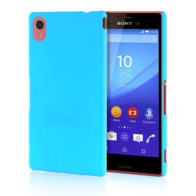 

MOONCASE Hard Rubberized Rubber Coating Devise Back ЧЕХОЛ ДЛЯ Sony Xperia M4 Azure