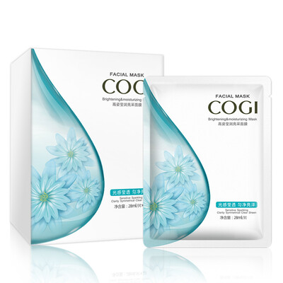 

CO CO блестящих Radiance Mask 28 мл * 10 таблеток (косметика увлажняющего ухода за кожей женщина Set)