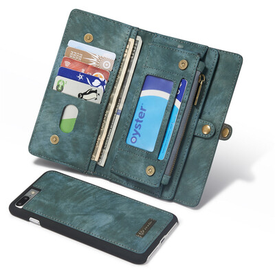 

Iphone 66S6 Plus6S Plus Luxury Leather Commerce Multi-function Detachable Wallet Card Clip Cover Phone case