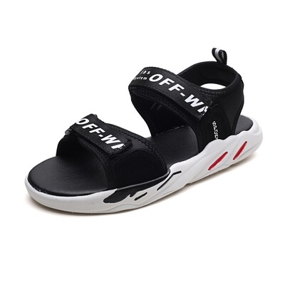 

Damaizhang High Quality Men Summer Sandal Color Block Soft Casual Beach Shoes