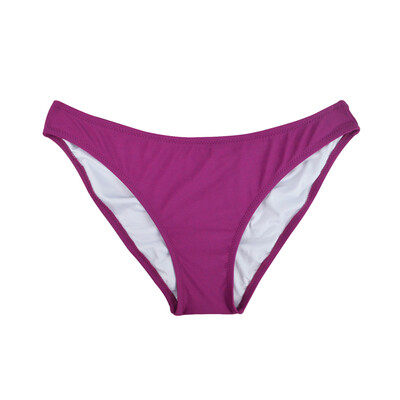 

M&M 2018 Girls Sexy Low Waist Candy Colors Bikini Bottom Women Print Cheeky Small Swim Briefs Sporty Shorts