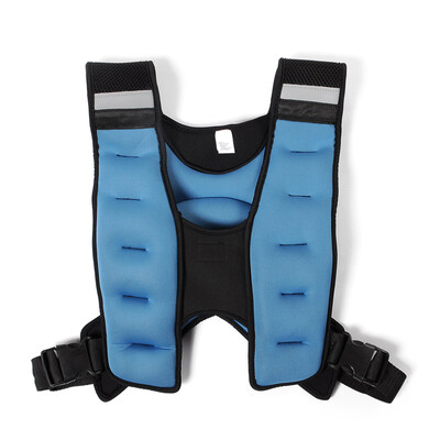

Mickey sports sandbags vest fitness equipment running equipment weight-bearing vest stealth thin iron can be adjusted MK1202-10LB blue 10 pounds