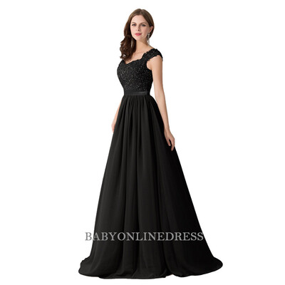 

Long Chiffon Bridesmaid Dres Illusion Back Plus Size A-Line Sleeveless Wedding Bridesmaid Dresses
