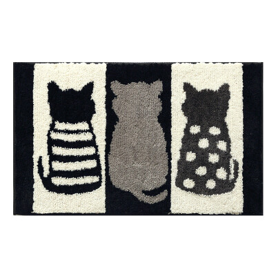 

Doormat Floor Mat Cute Cat Rug Indoor Outdoor Front Door Bathroom Mats Rubber Non Slip