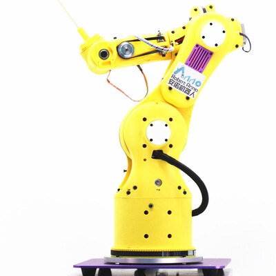 

RobotAnno 1KG Education Desktop 6DOF Robot Arm Arduino Plastic Body Stepper Motor Timing Belt Made In China