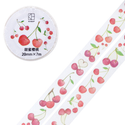 

Kinbor handbook wide version&paper tape 35mm7m hand book sticker character decorative tape&wind poster DTB64288