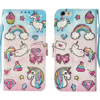 

Flip Leather Wallet Slots Stand Phone Case Cover For iPhone 8 8 Plus 7 7 Plus 6 6S Plus X Samsung galaxy S8 S8 Plus S7 S7 edge